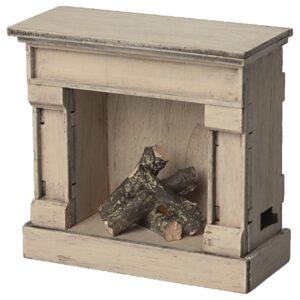 maileg fireplace look