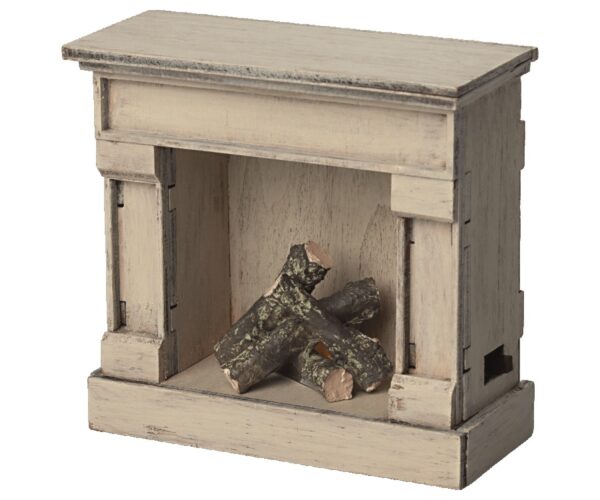 maileg fireplace look