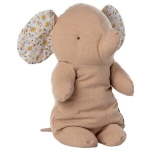 maileg medium elephant toy safari friends powder look