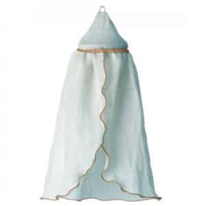 maileg miniature bed canopy mint