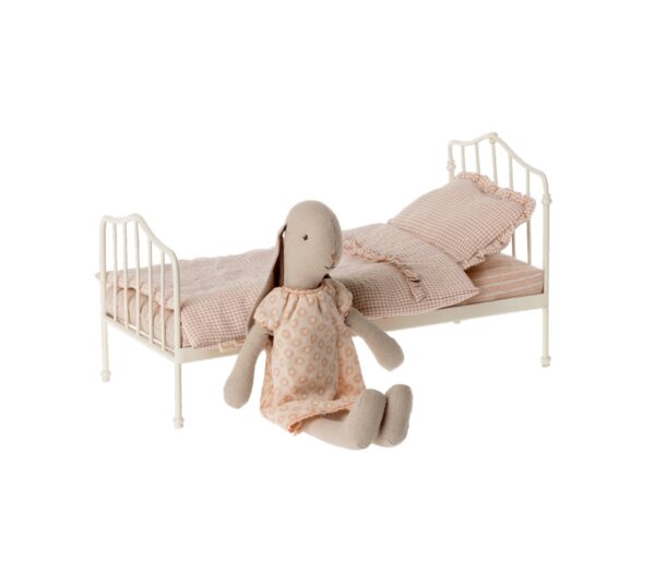 maileg miniature bed toy mini purple look