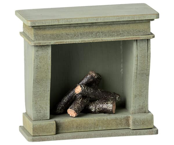 maileg miniature fireplace toy