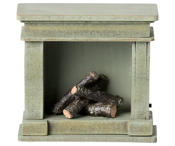 maileg miniature fireplace toy