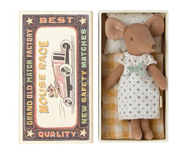 maileg mouse in matchbox big sister