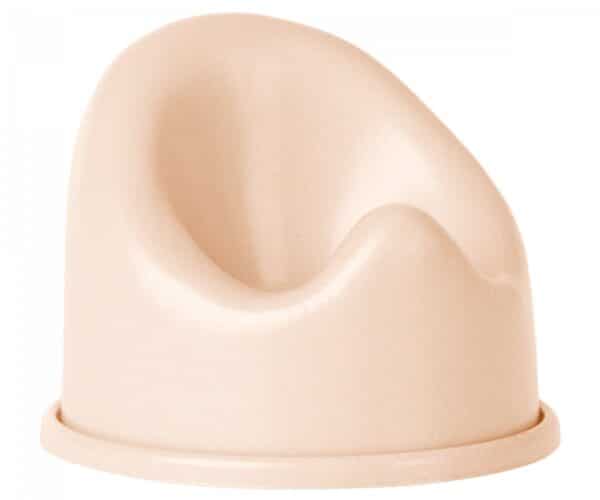 maileg potty toy micro light peach