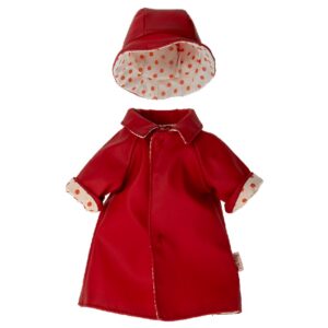 maileg rain coat with hat for teddy mum
