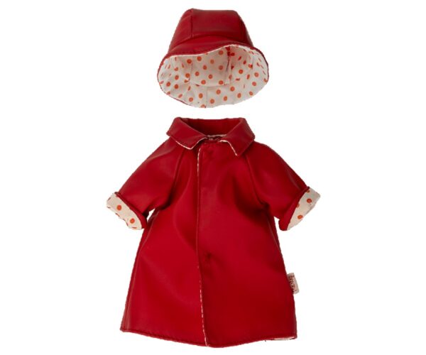 maileg rain coat with hat for teddy mum