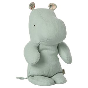 maileg small hippo safari friends light mint