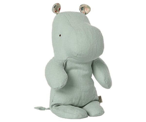 maileg small hippo safari friends light mint