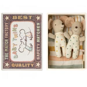maileg twins baby mice in matchbox