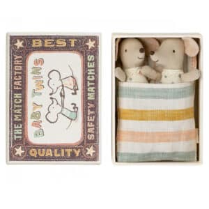 maileg twins baby mice in matchbox