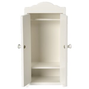 maileg wooden closet mouse white look2
