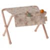 maileg nursery table baby mouse rose