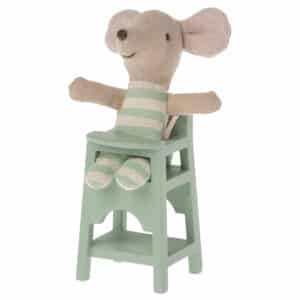 maileg high chair toy mint