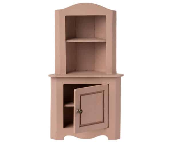 maileg miniature corner cabinet toy rose