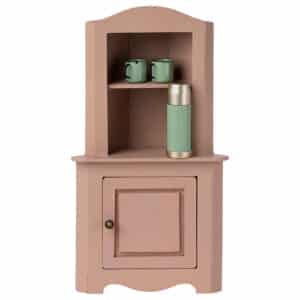 maileg miniature corner cabinet toy rose