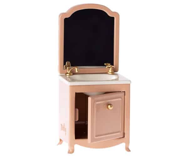 maileg sink dresser with mirror toy powder