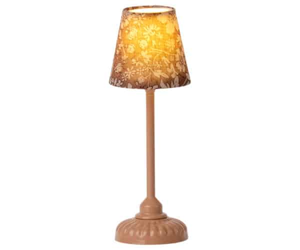 maileg vintage floor lamp small dark powder