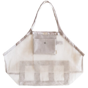 meshies xl beach bag ivory look3