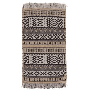 miniature rug toy woven pattern