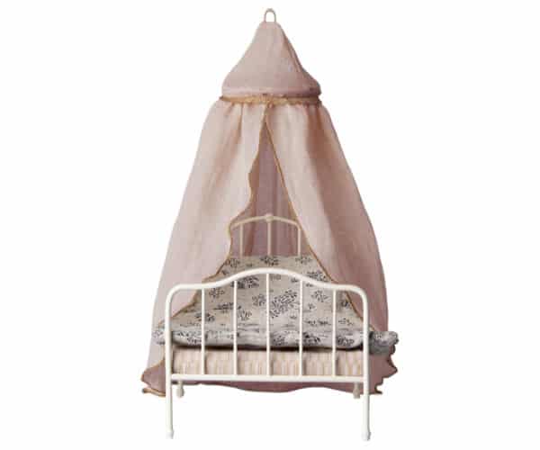maileg miniature bed canopy rose