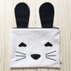 Embroidered Case Bunny with Black Ears MonPetit Zoreol