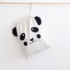Embroidered Cotton Bag Panda MonPetit Zoreol