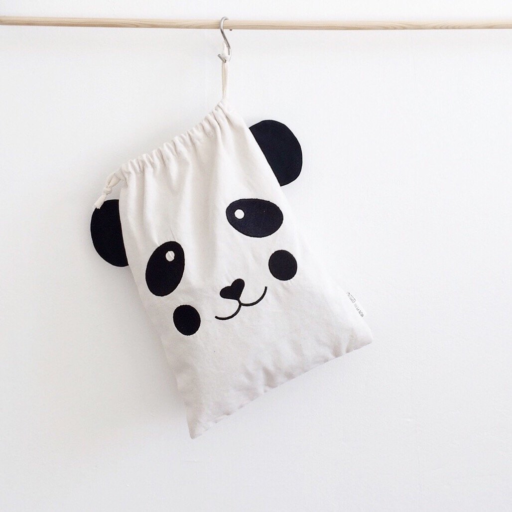 Kids Bag - Embroidered Panda | Martin and Ella