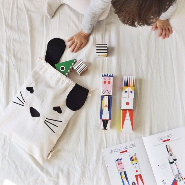 Kids Bag-Embroidered Rabbit - Image 2
