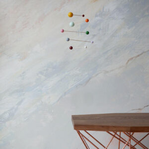 monika color hanging kinetic mobile look