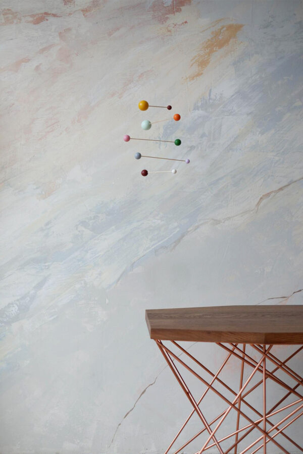 monika color hanging kinetic mobile look