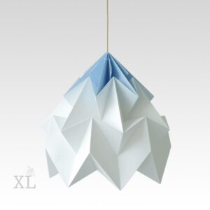 moth origami lamp xl gradient blue