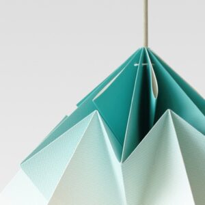 moth origami lamp xl gradient mint