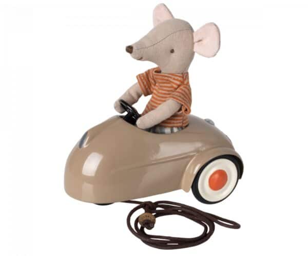 maileg mouse car toy brown