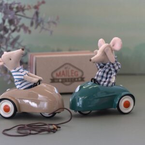 maileg mouse car toy brown