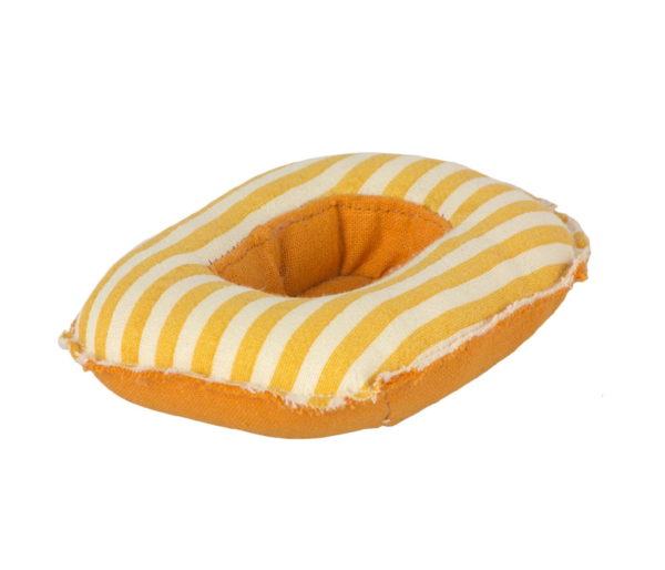 mouse rubber boat toy yellow stripe1