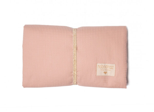 mozart changing pad misty pink