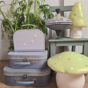 mushroom lamp olive small look