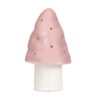 mushroom lamp vintage pink