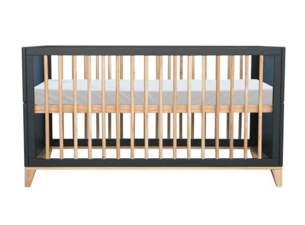 nami evolutive baby bed+chest of drawers+nursing box onyx