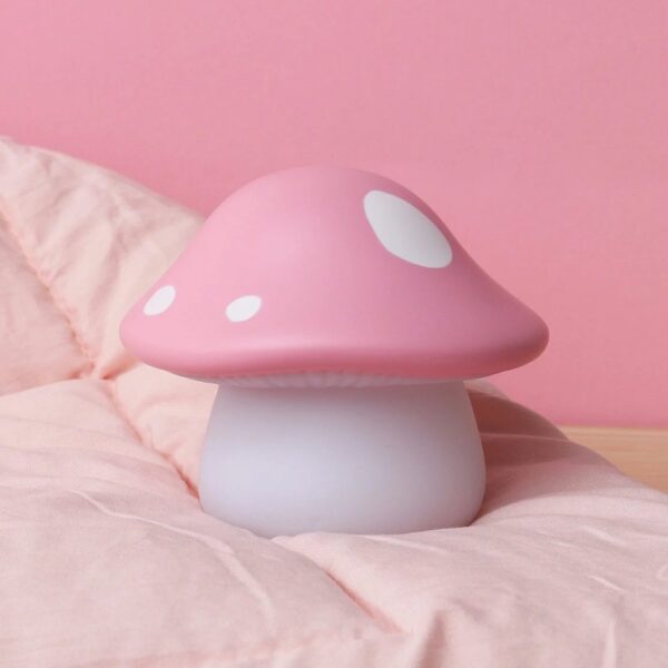night light pink mushroom look6