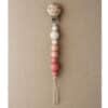 pacifier clip kira maroon