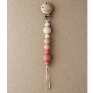 pacifier clip kira maroon