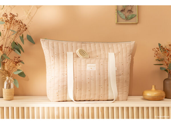 paris changing bag willow dune look