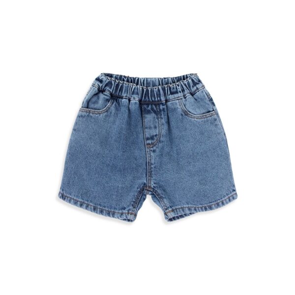 spike baby denim short