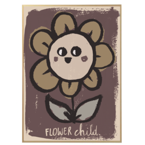 poster flower look