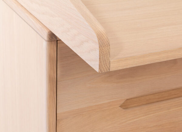 pure oak wood changing table look4