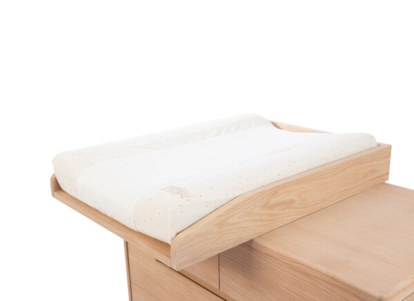 pure oak wood changing table look6