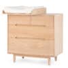 pure oak wood dresser + changing table