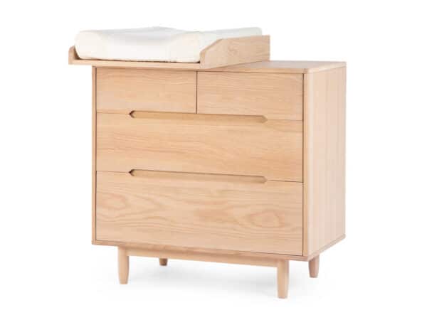 pure oak wood dresser + changing table